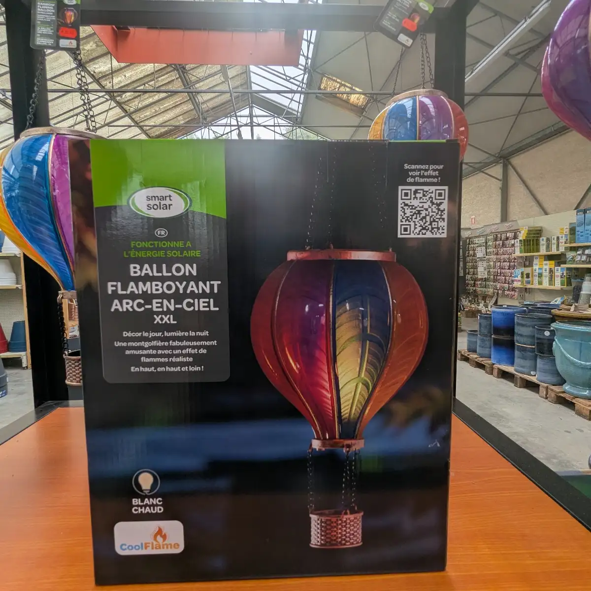 Ballon Flamboyant Arc-en-ciel 80 cm x 29 cm